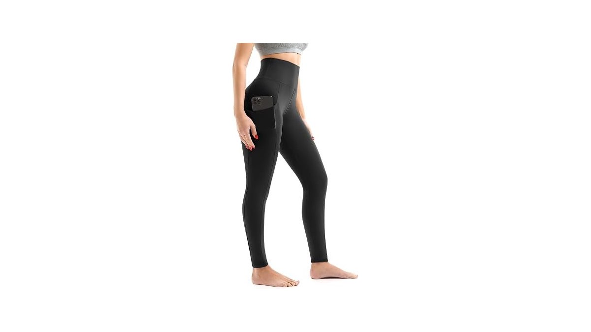 Walifrey Leggings with Pockets for Women